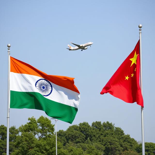 இந்தியா சீனா இடையே நேரடி விமான சேவை துவக்கம்